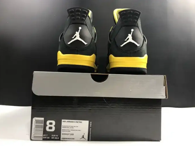 Cheap LUCY 4 Air Thunder Retro Jordan 308497-008 0503